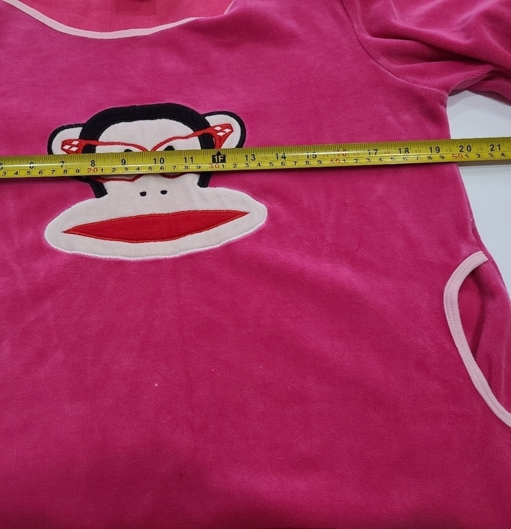 Love Paul Frank logo Pink Long Sleeve Top sz.M - Picture 5 of 11